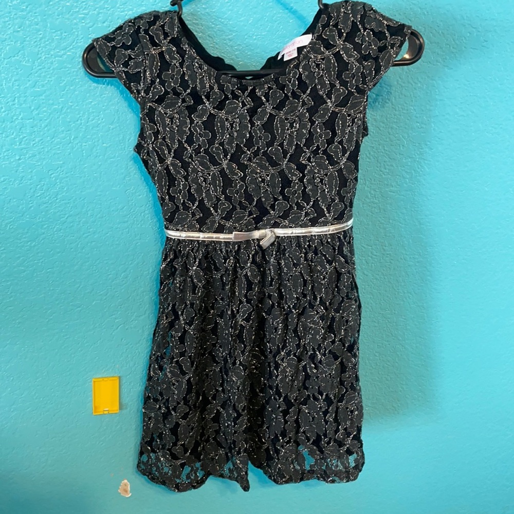 Girl’s Black Sparkle Dress